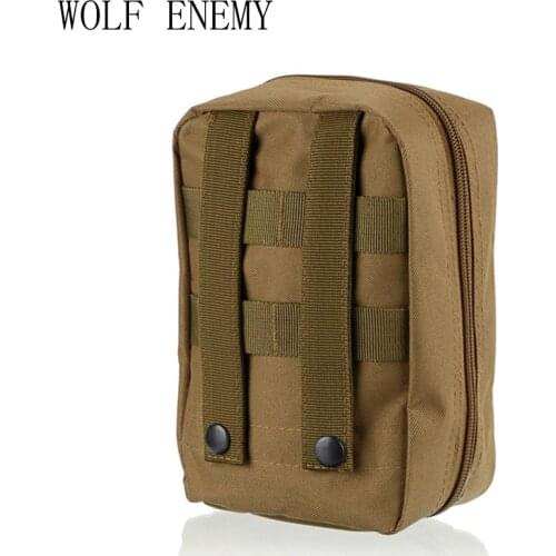 In Stock Military Airsoft Molle Medical Bag Easy Carring Tactical First Aid Pouch Tan Black Green Digital Woodland