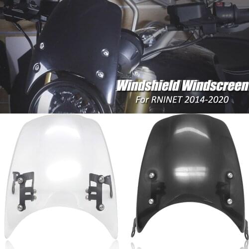 Windshield Windscreen For BMW R NINE T NINET 2014-2020 2019 2018 High Quality Headlight fairing R9T R NINET Motorcycle Parts