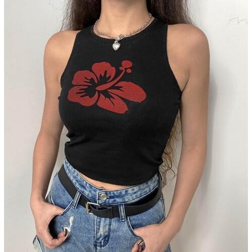 New womens round neck Slim Cropped Top Sleeveless base vest top 2021 Summer Club Streetwear Tess