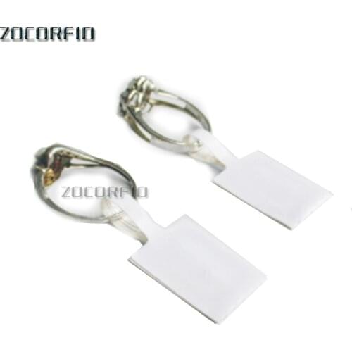 100pcs/Lot UHF RFID MR6 chipset Jewelry label EPC C1G2 white paper lable Sticker Tag for Jewelry management