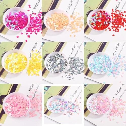 3*5mm bear PVC sequins nail patch flashing colorful beads wedding throwing confetti DIY handmade materials JJ345