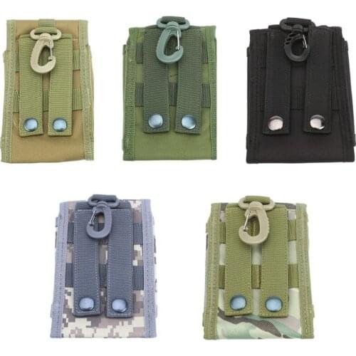 5 Colors Outdoor Tactical Camouflage Bag Waterproof Nylon Army Phone Holder Pack Sport Hunting Camping Hiking Sport Bags