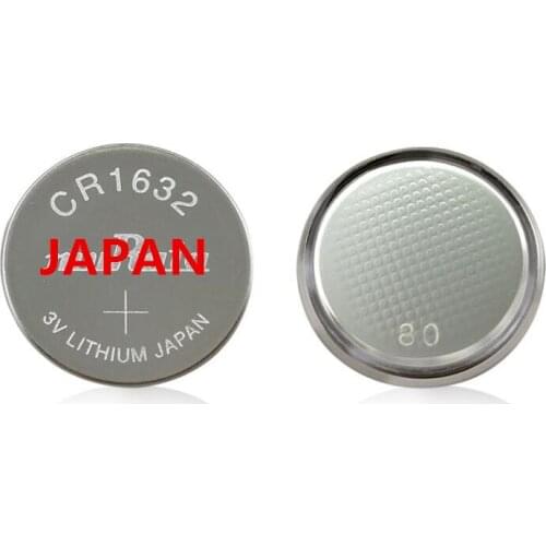 5PCS Japan CR1632 button battery 3V car remote control electronics CR 1632