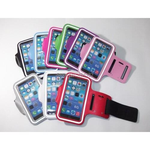 500PCS/Lot Good Quality Gym Sport Armband Pouch For iPhone 6 4.7 Arm Band Running Bag Or Other Phone sherrytree