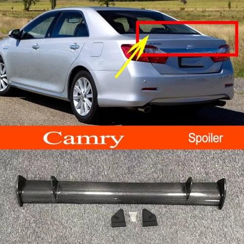 Camry 12-14 Australian Version Real Carbon Fiber GT-style Car-styling Sporty Rear Trunk Wing Spoiler for Toyota Camry 2012-2014