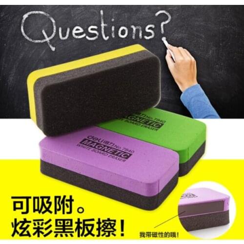Color Creative Magnetic Whiteboard Wipe 3 PCS/Lot Magnetic Boards Cleaner Can Absorb Message Board Dry Erase Eraser