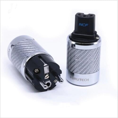 Furutech FI-E50 / FI-50 NCF Nano Schukostecker Crystal power rhodium plating supply plug grade high end box 15A 125V