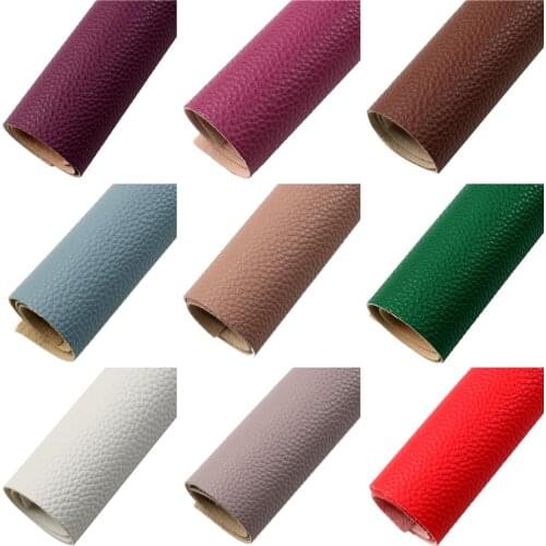 20*33cm Hallow Lychee Solid Faux Synthetic Leather Fabric For Bows Leather Crafts DIY Handmade Material Earrings Shoe,c7275