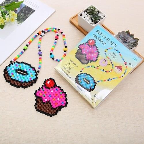 JINLETONG Hama Beads 5mm Kit with Mixcolors Perler Beads Kit with Iron Paper, Perler Beads Pegboards, Pattern Fuse Beads Kit