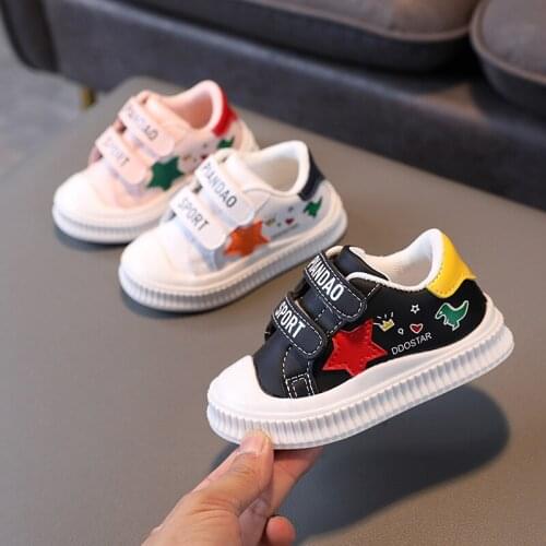 New Fashion High Quality Boys White Toddler Sneaker Children Flat Shoes Casual Baby Kids Baby Girl Shoes Toddler Running Shoes