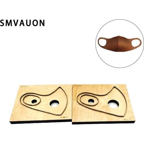 SMVAUON Mask Die Cut Wood Leather Mold Laser Knife Suitable For Common Die-Cutting Machines