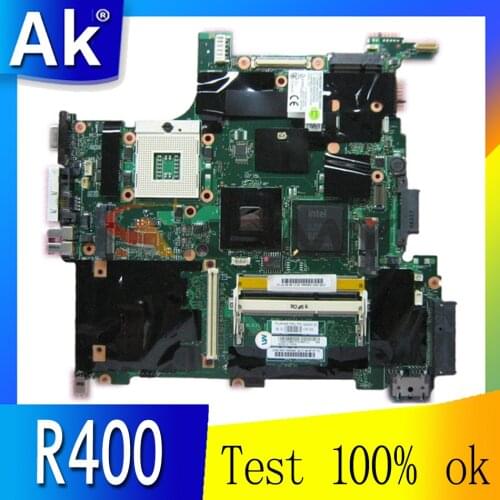 Akemy For Lenovo ThinkPad R400 T400 motherboard GM45 DDR3 14 inch PC FRU 42W8125 Mainboard DDR3 free cpu