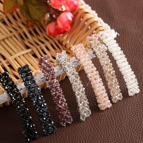 Fashion Bling Crystal Hairpins Hair Clip Headwear Rhinestone Hairpins Charm Barrette Trendy Styling Tools Hair Accessories New