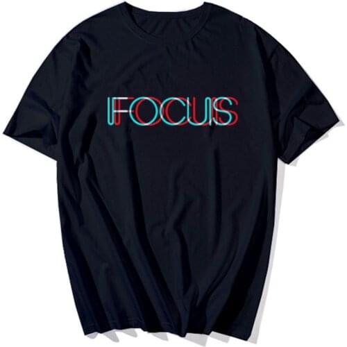 Mens t shirt Big Letter Fucus 3D Printed Funny short-sleeved Loose Casual Cool Summer T-shirt Couple shirt Tops M-3XL