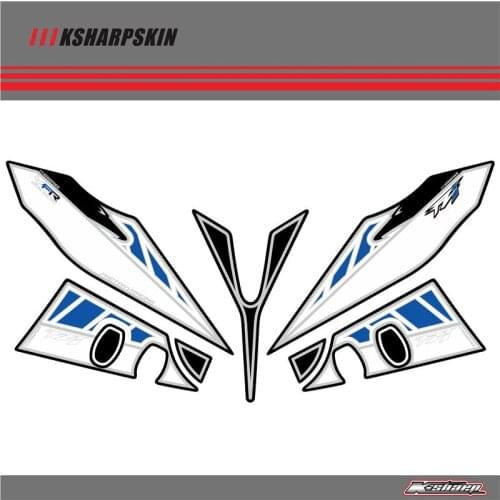 Front Fairing Motor Number Board 3D Gel Protector for YAMAHA FZ1 SA 2006