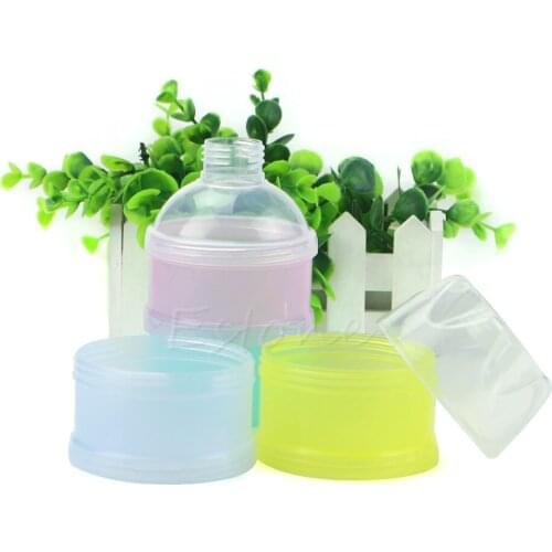 1Pc Portable 4 Layers Infant Baby Milk Powder Box Food Storage Container Travel 85WA