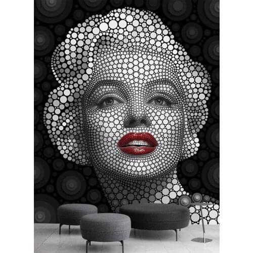 Modern character 8d Wallpaper Mural wall stickers for living room 8d Photo Mural 3D Tv rooms wallpaper Decor Wall Decals Art