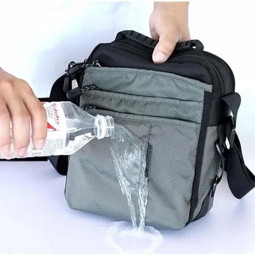 Crossbody Bag For Men Waterproof Designer Nylon Handbag Shoulder Bag Mini Sling Messenger Trave Bag Clutch Bolso Hombre Mochila