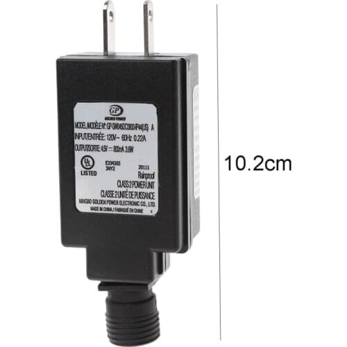 Universal EU US UK Plug AC to DC 4.5V 800mA 2pin Power Supply Adapter for LED Lights Battery Eliminator and more Devices