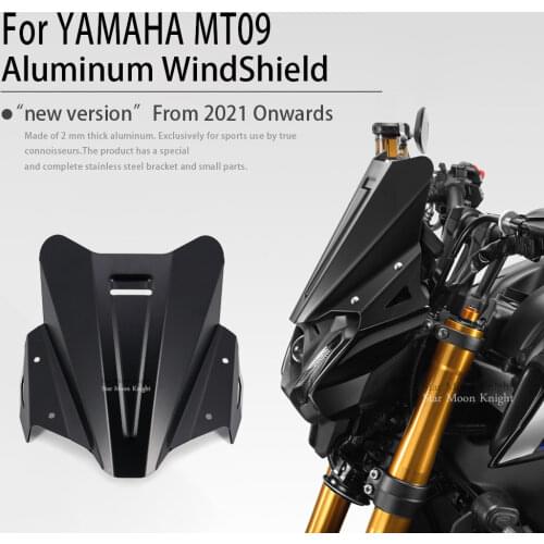 Motorcycle Windshield moto windscreen Windboard Wind deflector Shield screen board Fit For YAMAHA mt 09 mt09 MT-09 2021 MT - 09