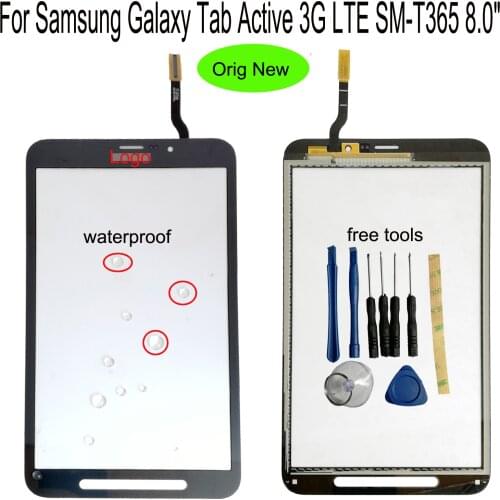 8.0" For Samsung Galaxy Tab Active 3G LTE SM-T365 Outer Front Glass Touch Screen