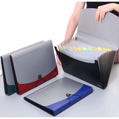 Sharkbang 2021 Waterproof Portable 12 Layer A4 Expanding File Folder Bag Document Subject Classificy Organizer Storage Folder