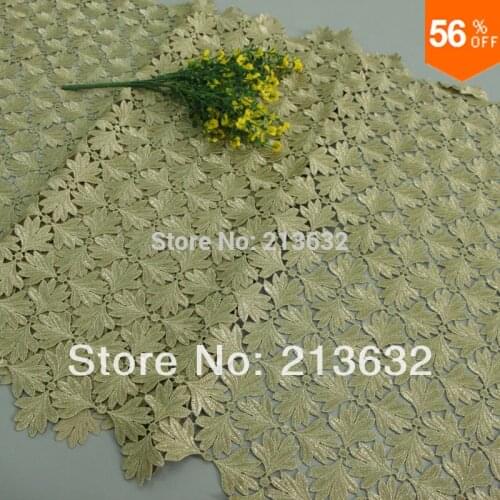 Water soluble embroidered cloth tulle materical elegant embroidery lace Embroidery fabric embroidered cloth fabrics