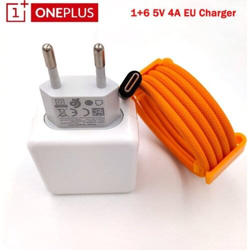 Oneplus Dash Charger 5V 4A Fast Adapter Mclaren Cable USB Type C Cable For One plus 1+ 6T 6 5/5T/3/3T/2 7 7T Pro