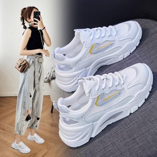 New Summer Shoes Women Sneakers Girl Casual Sport Shoes hollow out Thin Air Mesh Comfortable Fashion Cool Trainers 3 Colors