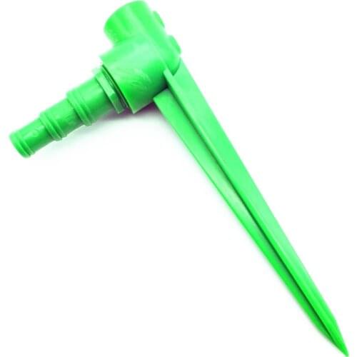 1 Pcs Drip G1 / 2 '' Plastic Spike Adjustable Lawn Impulse Sprinkler Hose Grass Spike Water Garden Spray Irrigation Bracket