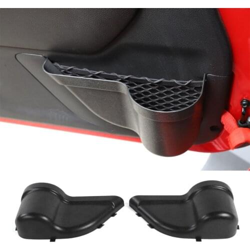 2Pcs Fit For Jeep Wrangler JK 2011-2017 2/4 Doors Car Front Door Storage Box Net Holder Interior Car Accessories New
