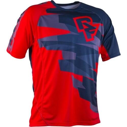 2021 red yellow enduro cycling motocross racing jerseys summer short sleeve mtb bike downhill dh t-shirt hot sale