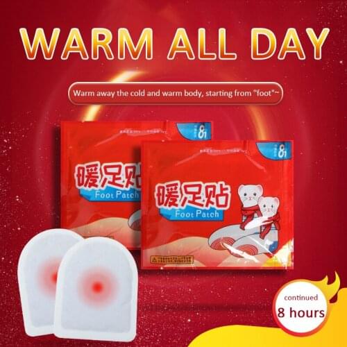 30/20/10 Pair Winter Body Foot Warmer Sticker Heat Adhesive Patches Foot Pad Keep Feet Warm Pads Heat Packs Long Lasting Patch