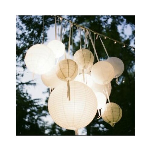 30pcs/Lot Mixed Size (20cm,30cm,35cm,40cm) White Paper Lanterns Chinese Paper Ball Lampions For Wedding Party Decoration New