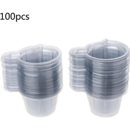 50-100Pcs 40ml Disposable Plastic Clear Dipstick Pregnancy Test Urine Cup Container