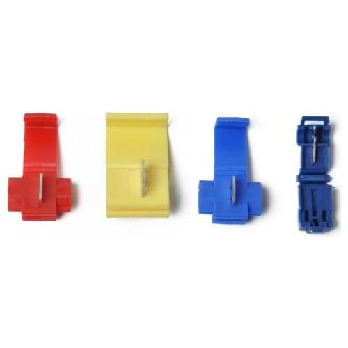 85pcs/lot Quick Connection Clip Wire Crimp push type Line Connector Terminal Mixed boxes