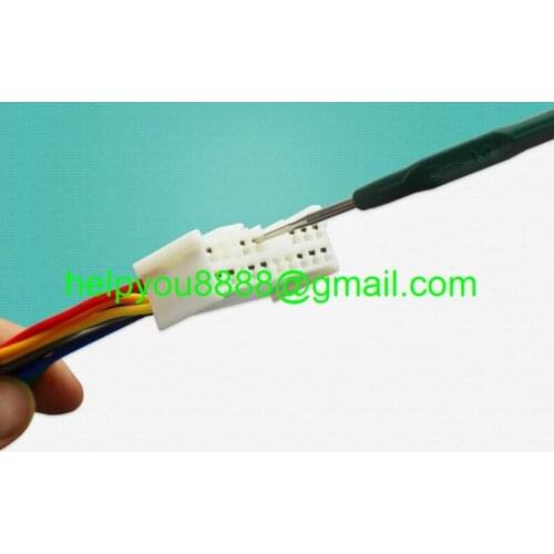 Free shipping Automotive wiring harness terminal removal tools car sound maintenance Navigation radio tail wire harness CD tools