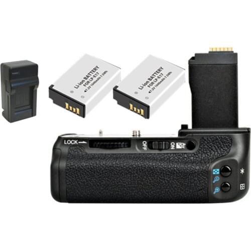 BG-E18 Battery Grip + 2x LP-E17 Battery+ LP-E17 AC Charger for Canon EOS 750D 760D T6i T6s X8i 8000D DSLR Camera