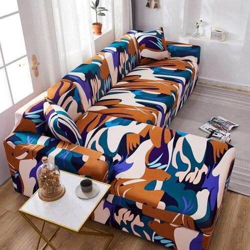 Sofa cover elastic couch cover sectional chair cover It needs order 2pieces sofa cover if your sofa is corner L-shape sofa