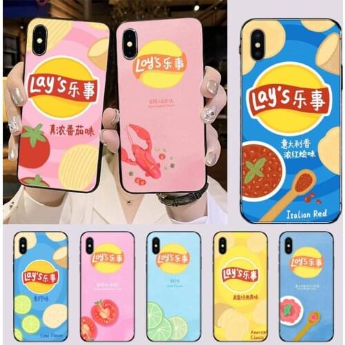 Lays Potato Chips Phone Case for iPhone 11 12 mini pro XS MAX 8 7 6 6S Plus X 5S SE 2020 XR