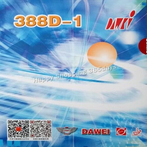 Dawei 388D-1 long pips-out table tennis pingpong rubber with sponge