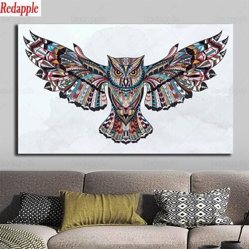 DIY diamond painting Colorful Owl Animals cross stitch diamond full mosaic diamond embroidery full square/round drill handmade