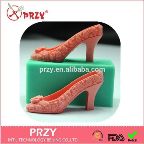 Diy baking tool chocolate mould High heels silicone mold 3d sexy high-heeled shoes cake silicone mold