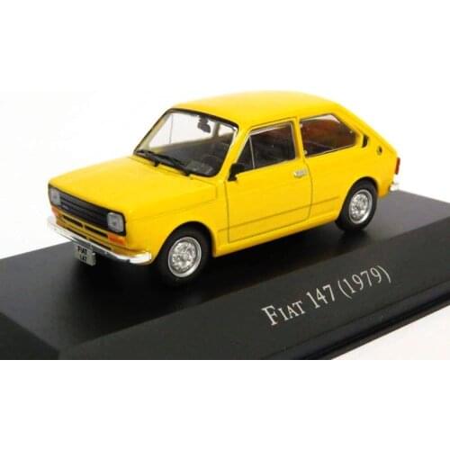 IXO 1:43 For FIAT 147 1979 Yellow; FIAT 147 SORPASSO 1982 Red Diecast Model Car Model Toys kids Gifts Metal,Plastic,Rubber