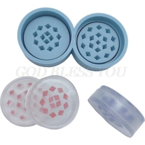 Tobacco Grinder Leaf Herbal Herb Smoke Spice Crusher Silicone Mould DIY Crafts Making Tools Epoxy Resin Mold Drop Shipping