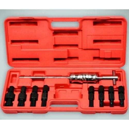 9pc Blind Hole Kit Slide Hammer Pilot Internal Bearing Puller Bearing Extractor Removal Kit