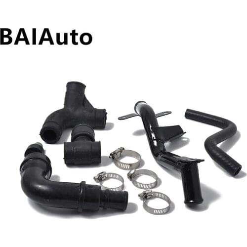 06A103213F 06B103221P 035 103 245 G 10PCS Engine Crankcase Breather Vent Hose Pipe Kit Set For VW Passat B5 AUDI A4 A6 Skoda Superb 1.8T 1995 - 2005 2006 06A103213F 06B103221P 035103245G