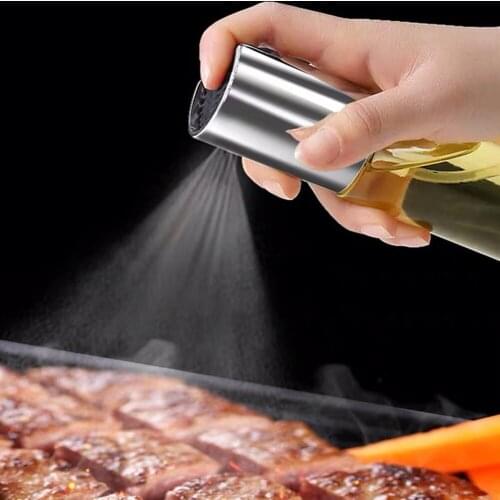 Kitchen Baking Oil Spray Empty Bottle Vinegar Olive Oil Bottle Oil Dispenser Cooking Tool Salad BBQ Cooking Glass Oil Sprayer