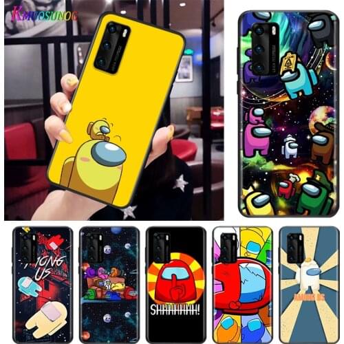 Game cute space killer For Huawei P Smart S Z Mate 40 RS 30 20 10 Pro Plus Lite 2019 2020 2021 Black Soft Phone Case