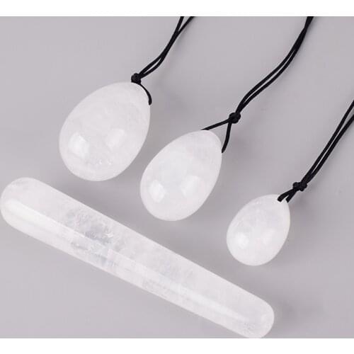 Jade Crystal Pudendal Massage Bat Postpartum Training Youni Egg Female Pelvic Floor Kegel Exercise Vaginal Muscle Tightening